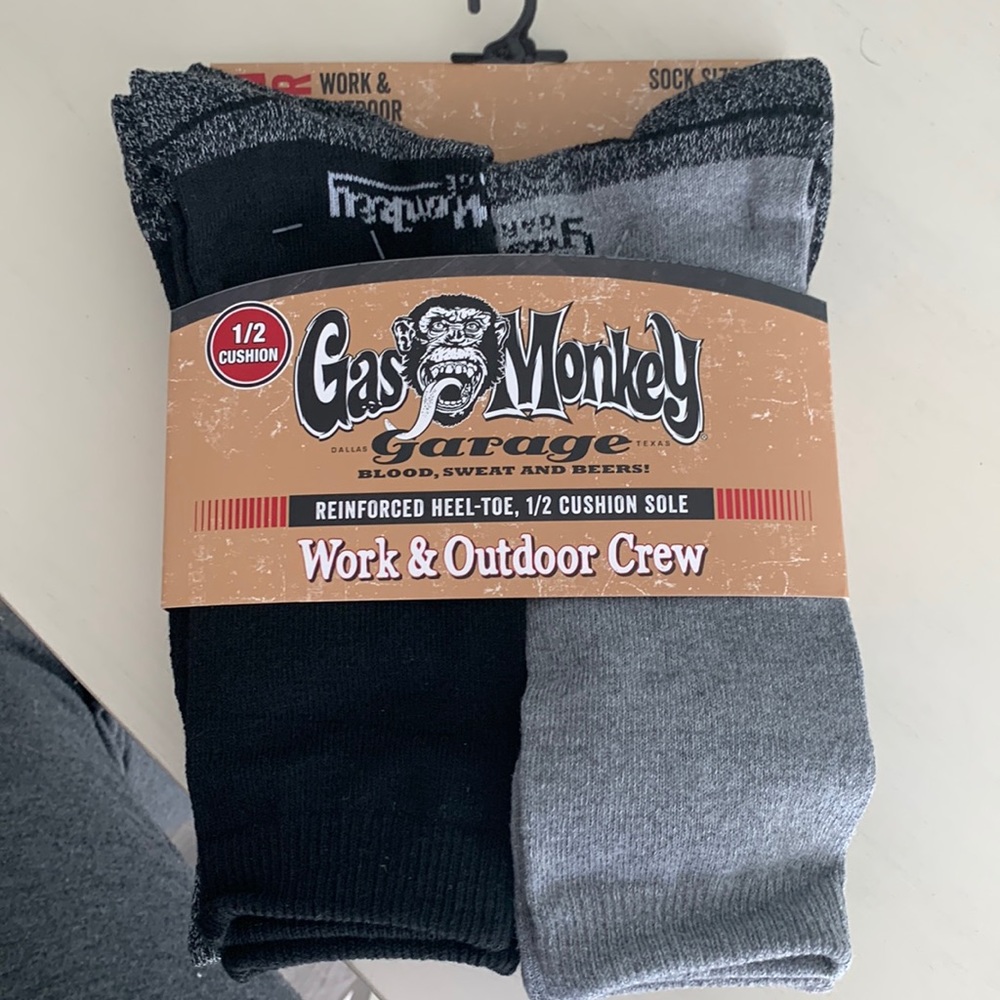 Gas Monkey socks. Brand new